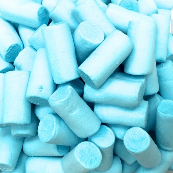 marshmallow cubo bianco e azzurro 1kg